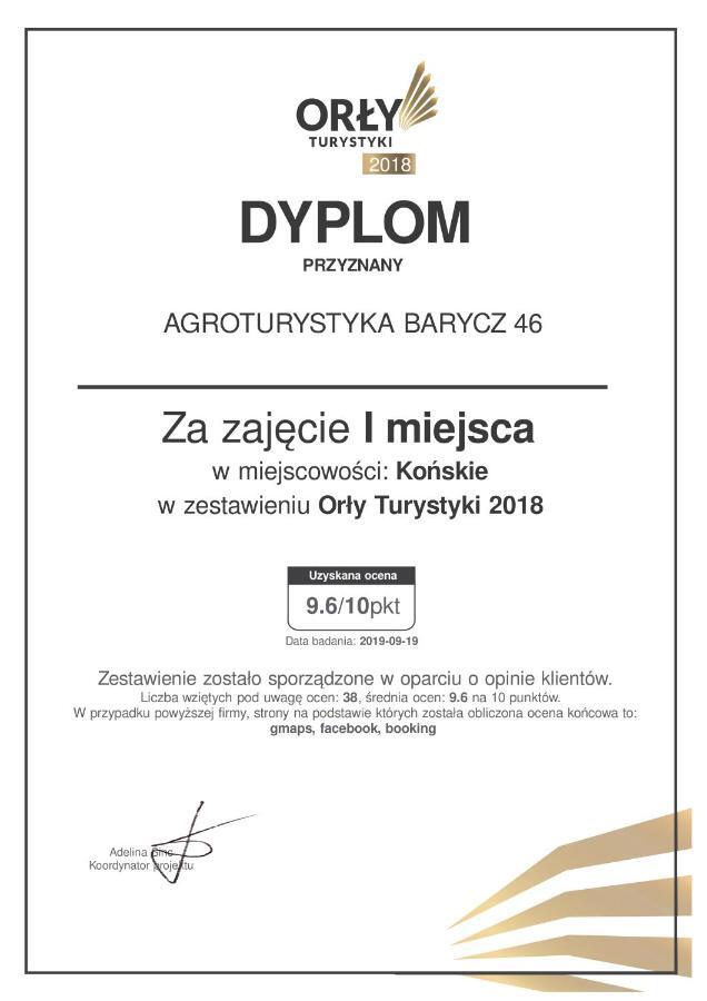 Agroturystyka Barycz 46 Konskie Екстериор снимка